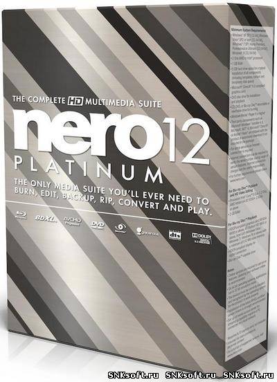 Nero 12.5.01300 Platinum Full RePack by Vahe-91 скачать бесплатно