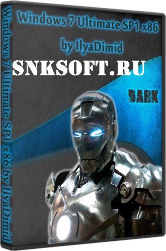 Windows 7 Ultimate SP1 x86 by IlyaDimid Dark скачать бесплатно