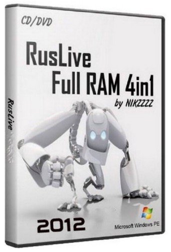 RusLiveFull DVD by NIKZZZZ 07/04/2012 Mod + Hiren'sBootCD 15.1 Full Mod+USB скачать бесплатно